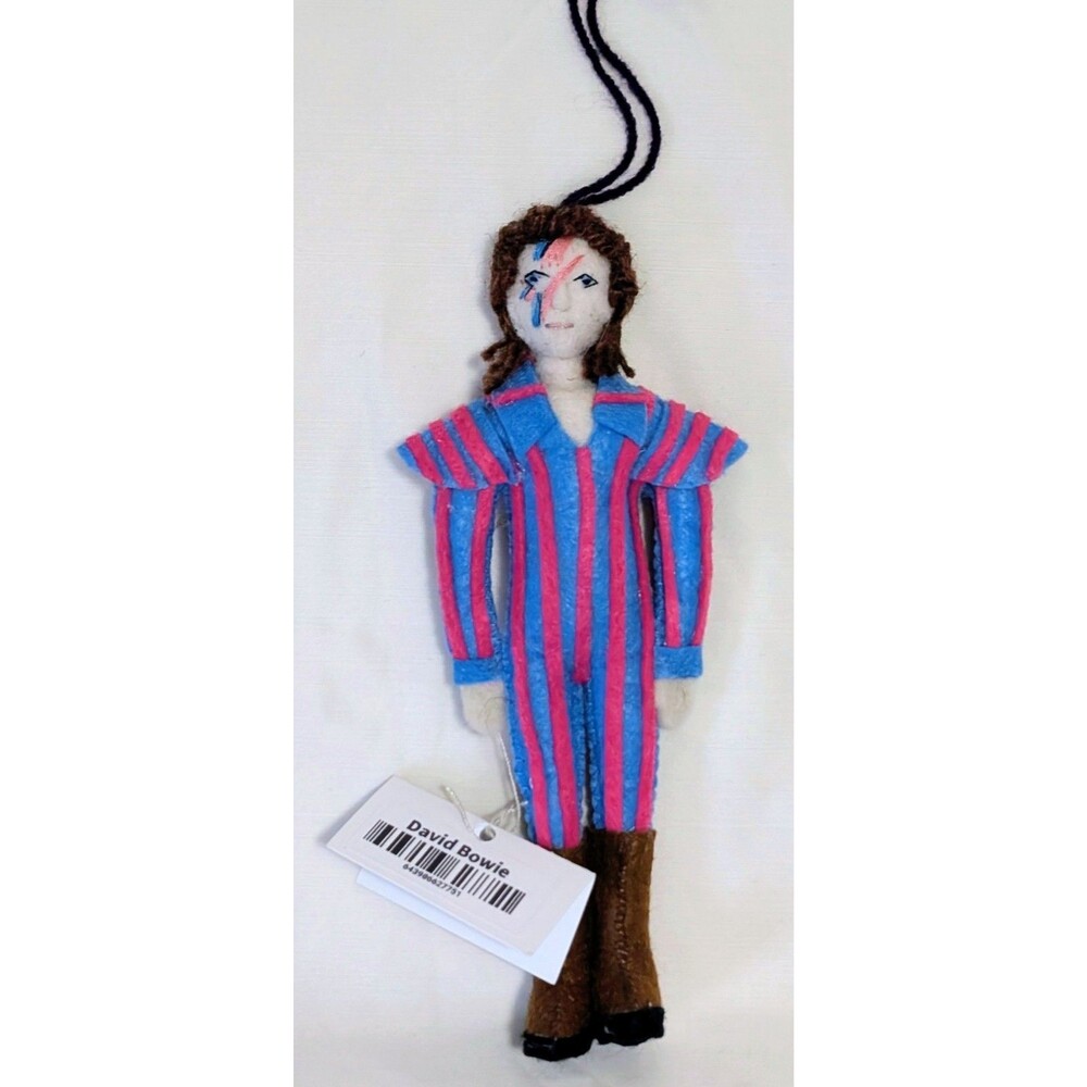 Silk Road Bazaar David Bowie Felt Ornament New Ziggy Stardust Music Gift
